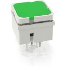 RAFI GmbH & Co. KG-3.14.200.911/0000 Switch Tactile RF 15 H, Gold, Full Illumination 2 LEDs, 1 NO