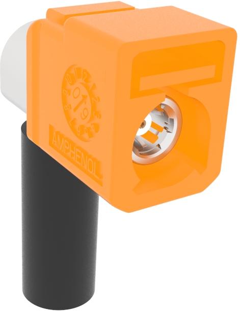 Amphenol RF-3FA1ENMRJ-C01ER RF-Steckverbinder Conn FAKRA 0Hz to 3GHz 50Ohm Solder RA Cable Mount RCP Gold