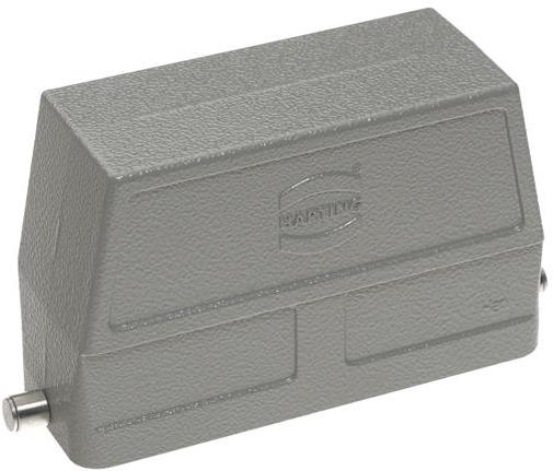 HARTING-09302240803 Adaptateurs pour manchons thermorétractables Hood 180° 24B Shell Size Powder Die Cast Aluminum Single Lock Han®