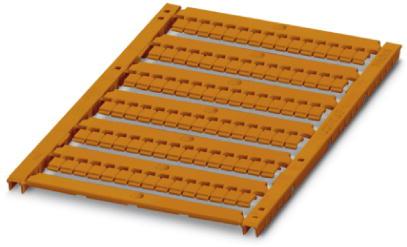 PHOENIX CONTACT-0829185 Steckverbinderzubehör Marker for terminal blocks Sheet orange unlabeled
