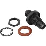 SMA Jack to SMA Jack Adapter 50 Ohm Straight Bulkhead IP68 Black Plating