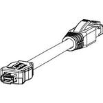 Cable Assembly Ethernet 0.5m 26AWG IX Industrial Connector to RJ-45 10 to 10 POS F-M Crimp-Crimp ix Industrial™ Bag