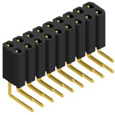 Fischer Elektronik-BL 4/18/G Steckverbinderleisten und Leiterplattenbuchsen Female Header PCB Connector