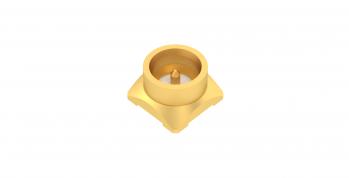 Radiall-R222M03000 RF-Steckverbinder Conn SMP 0Hz to 6GHz 50Ohm Solder ST SMD RCP NPGR