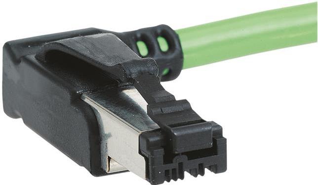 HARTING-09470600025 Montajes de cables, otros Cable Assembly Round Copper Cable 1.5m 22AWG RJ-45 4 POS M Crimp