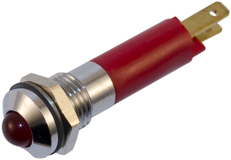 Wamco, Inc-WL-19040353 Panel Mount Indicators LED Panel Mount Indicator Uni-Color Red 80mcd 2-Pin