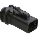 Conn Discrete Wire Housing Straight Body, 25 AMPS, Thermoplastic Material