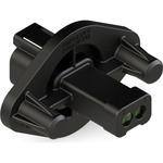 Conn Housing RCP 2 POS Crimp ST Flange Mount Black