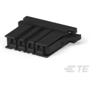 TE Connectivity-1-178128-4 Einzeladersteckverbinder, Gehäuse Conn Housing RCP 4 POS 5.08mm Crimp ST Cable Mount Black Bag