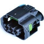 Delphi-15397338 Einzeladersteckverbinder, Gehäuse Conn Housing F 3 POS Crimp ST Cable Mount Black