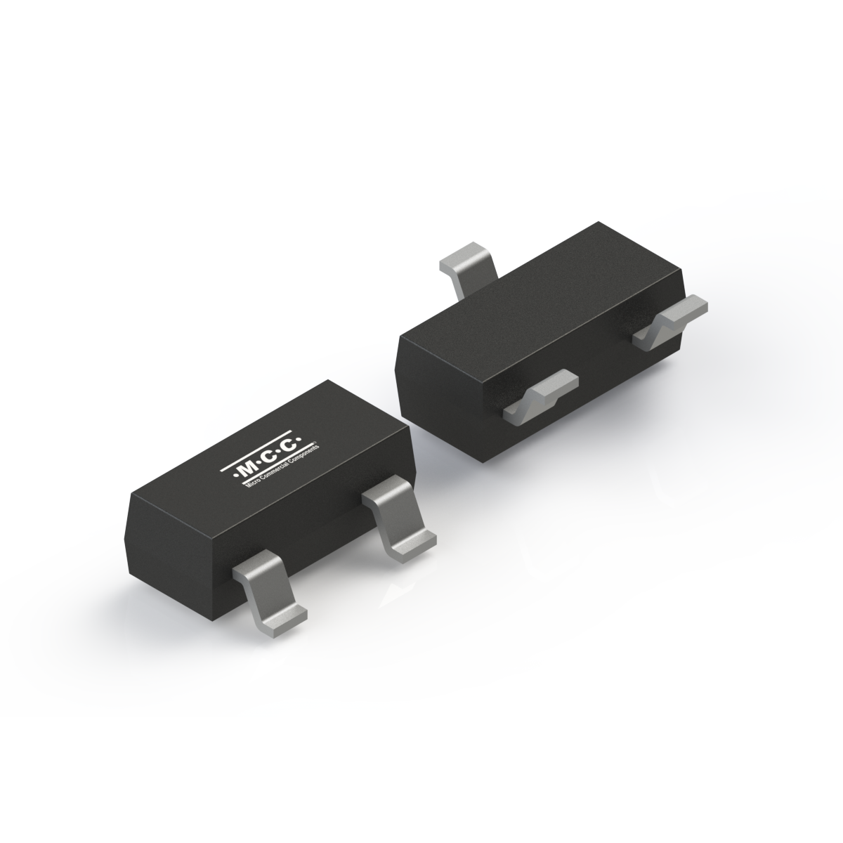 Micro Commercial Components-BZX84C5V1-TP Zener Diode Zener Single 5.1V 5% 350mW 3-Pin SOT-23 T/R