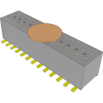Conn Socket Strip SKT 26 POS 1mm Solder ST Top Entry SMD T/R