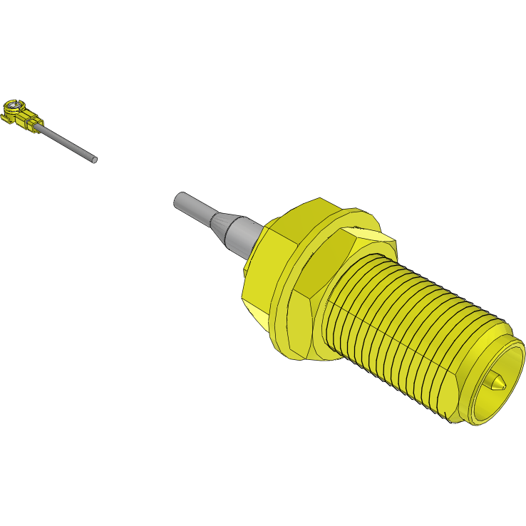 Samtec-MH081-MH3RP-01BJ2-0100 Kabelbaugruppen Koaxial Cable Assembly Coaxial 0.1m 36AWG MHF3 to SMA F-PL Bag