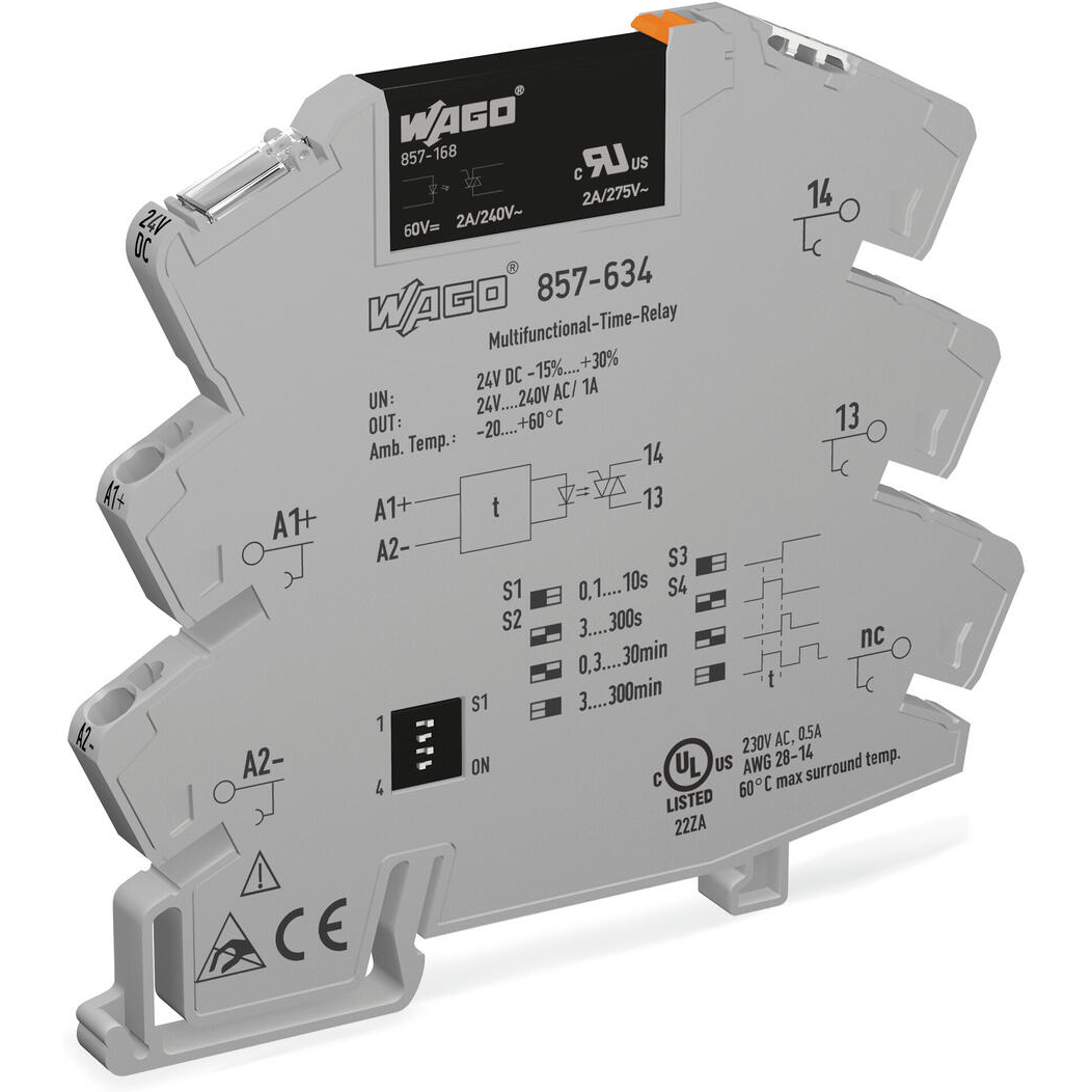 WAGO-857-634 Time Delay Relays Multifunction Time Relay