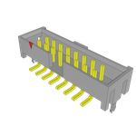 Conn Shrouded Header HDR 16 POS 2mm Solder ST SMD Tube