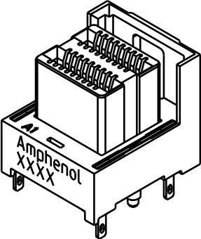 Amphenol Communications Solutions-G800LF306018EU Embases de raccordement et réceptacles PCB Conn Unshrouded Header HDR 2 POS 2.54mm Solder ST Thru-Hole Bag