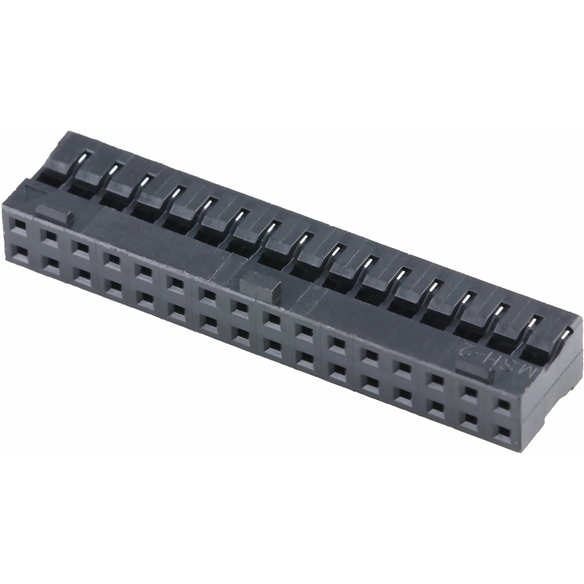 Molex-511103251 Einzeladersteckverbinder, Gehäuse Conn Housing RCP 32 POS 2mm Crimp ST Cable Mount Black Milli-Grid™ Bag