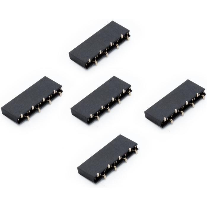 MikroElektronika-MIKROE-4917 Kits de composants 1x8 Female Header Socket SMD (5pcs)
