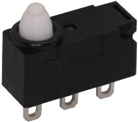 C&K-ZMV03A150L14PCA0 Interruptor de acción ultrarrápida Switch Snap Action N.O./N.C. SPDT Leaf Lever 3A 250VAC 24VDC 2.16N Thru-Hole PC Pins Bulk