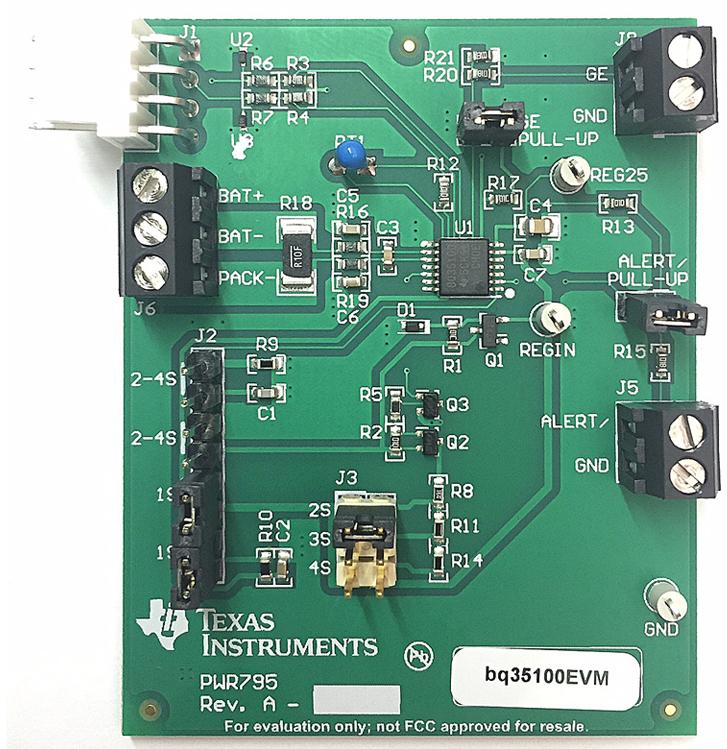 Texas Instruments-BQ35100EVM-795 Cartes et kits de développement de gestion de la puissance BQ35100 Battery Management Evaluation Kit