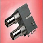 Winchester Interconnect-364M2595 Connettore RF Conn BNC 0Hz to 4GHz 50Ohm Solder RA Thru-Hole F Gold