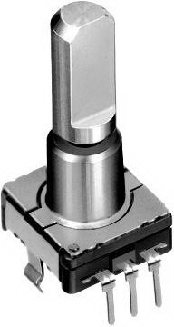 ALPS ALPINE CO., LTD-EC11E1530401 Mechanical Encoders Mechanical Encoder Rotary Incremental Flat 0.007N.m Straight Quadrature Digital Square Wave 15PPR Through Hole PC Pin
