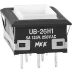 Switch Push Button ON ON DPDT Rectangular Button 5A 250VAC 30VDC Alternate Panel Mount Solder Lug