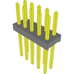 Conn Unshrouded Header HDR 10 POS 2mm Solder ST Top Entry Thru-Hole Bulk