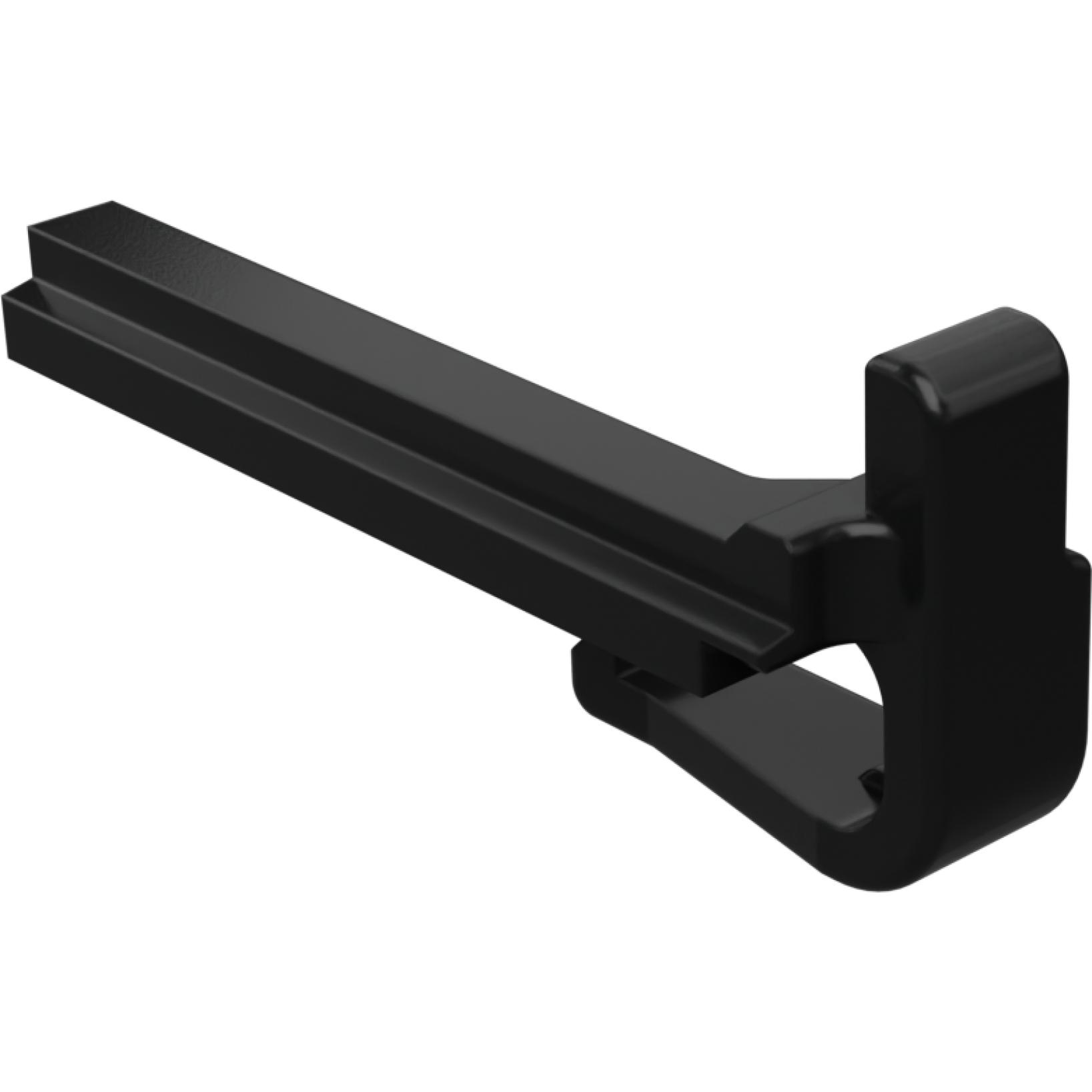 Molex-5601250601 Accessoires de raccordement Connector Accessories Retainer Right Angle Glass Filled Polybutylene Terephthalate Black DuraClik Bag