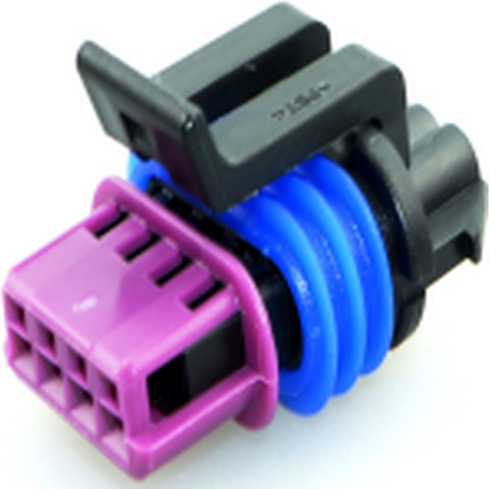 Delphi-15410728 Einzeladersteckverbinder, Gehäuse Conn Housing RCP 4 POS Crimp ST Cable Mount Black