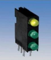 Dialight-564-0700-804F LED LED Tri-Level Bi-Color 6-Pin Bulk