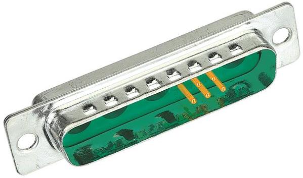 HARTING-09693117133 Steckverbinder, D-Sub Conn D-Sub M 10Signal/3Cavity POS Solder Cup ST Panel Mount 13 Terminal 1 Port
