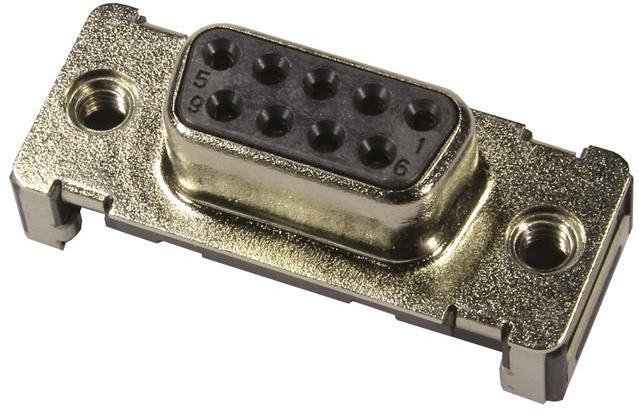 HARTING Technology Group-09551156612741 Connector D-Subminiature Conn D-Sub F 9 POS 1.37mm Solder ST SMD 9 Terminal 1 Port Reel