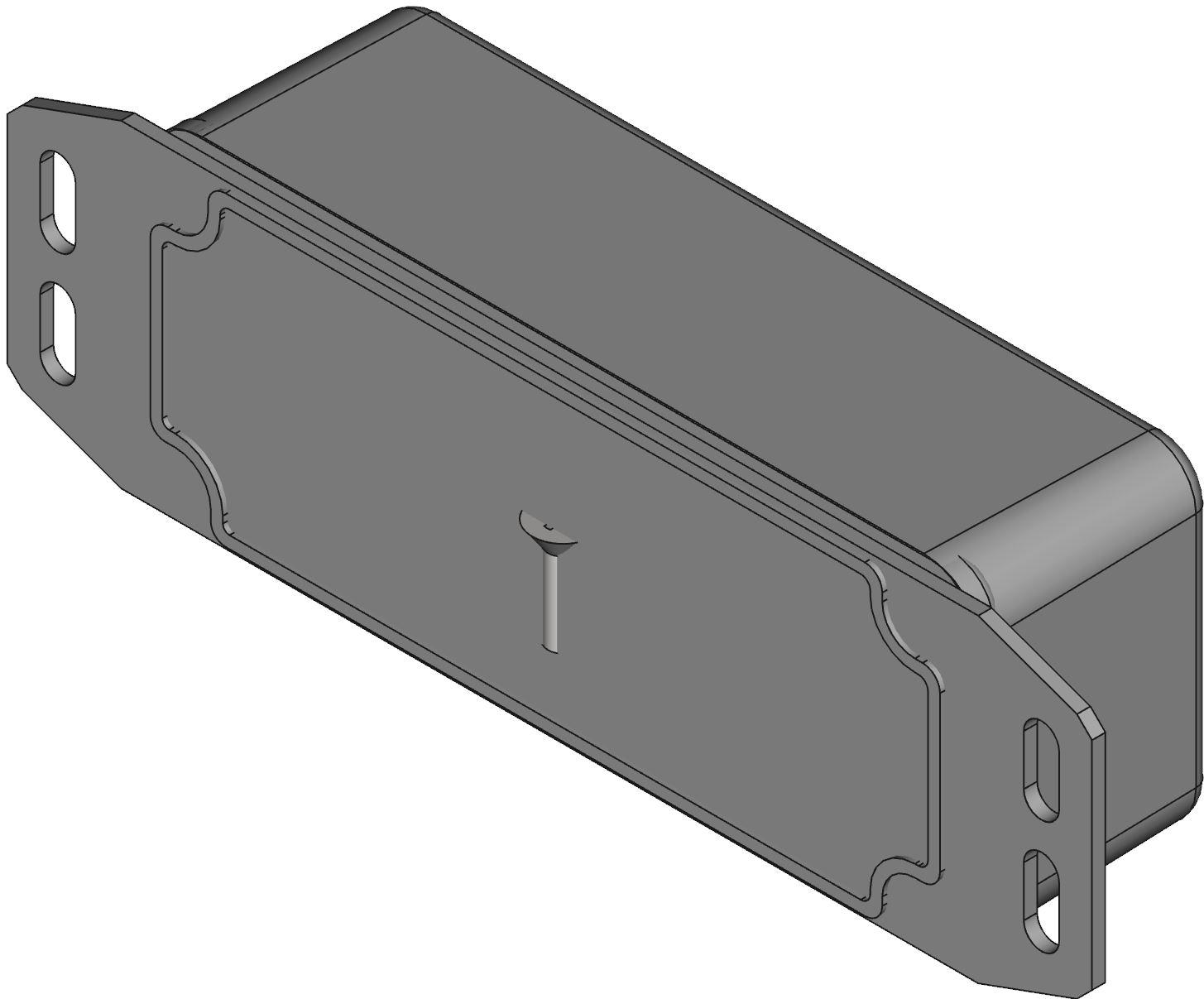 Hammond Manufacturing-1590AF  Natural Die Cast Aluminum Flange Mount Watertight Enclosure