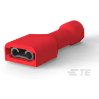 TE Connectivity-2-520403-2 Terminali connettore Quick Disconnect Terminal 18-22AWG Brass Red F 21.75mm Tin Reel/Strip