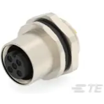 Conn M12 Circular SKT 4 POS Solder ST Panel Mount 4 Terminal 1 Port