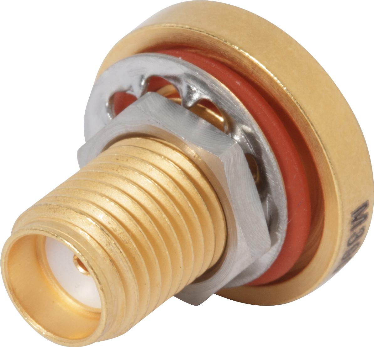 Amphenol SV Microwave-M39012/83-3007 RF-Steckverbinder Conn SMA 0Hz to 18GHz 50Ohm ST Cable Mount F Gold Over Nickel Bag