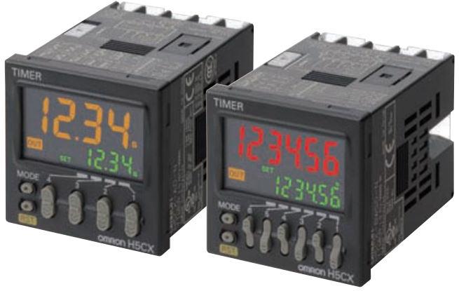 Omron-H5CX-L8D-N DC12-24/AC24 Relé de retraso horario Time Delay Relay 12 to 24VDC 24VAC 5A SPDT(48x69.7x48)mm Socket