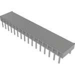Conn Socket Strip SKT 16 POS 2.54mm Solder RA Side Entry Thru-Hole TIGER CLAW™ Tube