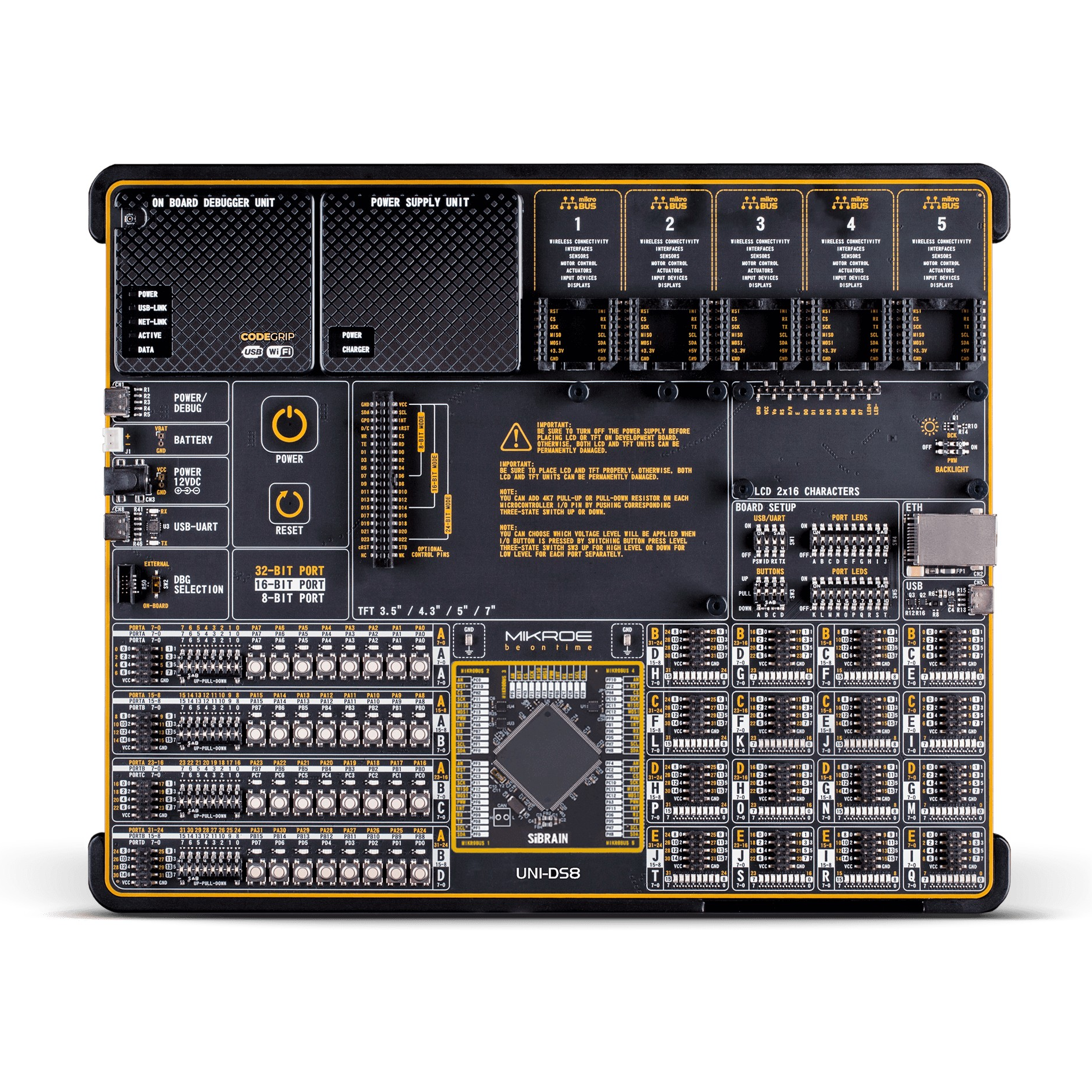 MikroElektronika-MIKROE-5305 Spezialisierte Schnittstellen UNI-DS v8 over USB-C