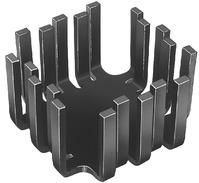 Fischer Elektronik-FK 202 SA Kühlkörper Heat Sink Passive Finger Thru-Hole Aluminum 8°C/W Black Anodized