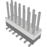 Conn Board Stacker HDR 14 POS 2.54mm Solder ST Top Entry SMD Tube