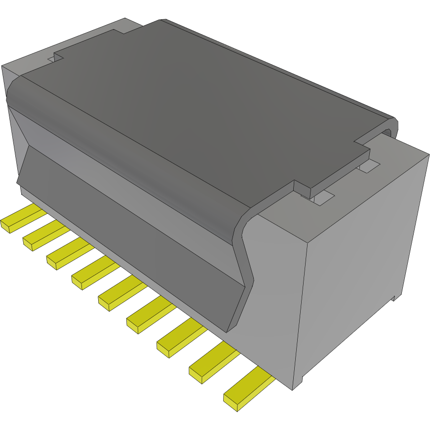 Samtec-CLE-109-01-G-DV-P-TR Connector Headers and PCB Receptacles Conn Socket Strip SKT 18 POS 0.8mm Solder ST SMD T/R