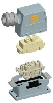 HARTING Technology Group-73101000009 Connector Other Conn Module M/F RA