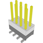 Conn Board Stacker HDR 8 POS 2.54mm Solder ST Top Entry SMD Bulk