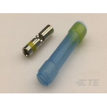 TE Connectivity-D-436-58 Steckverbinderanschlüsse Connector Terminals, Splice Terminal 16-20AWG Copper Alloy Blue 27.94mm Tin Bag/Box