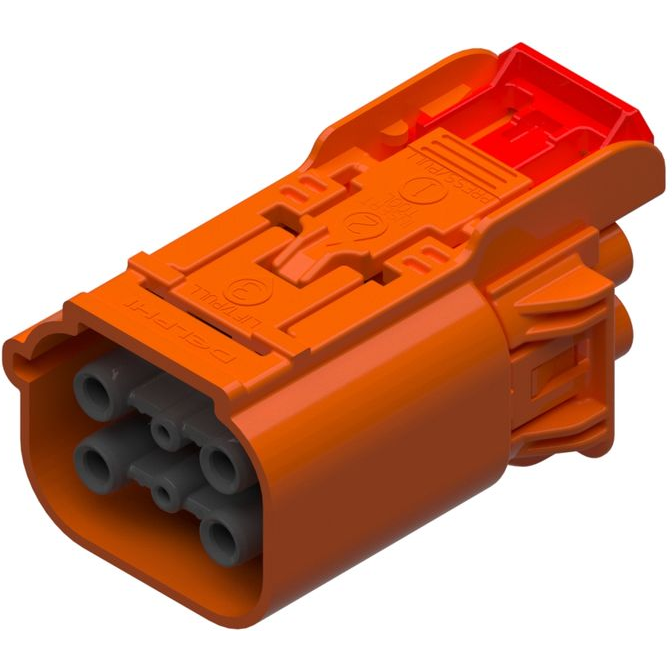 Delphi-35211558 Einzeladersteckverbinder, Gehäuse ASM CONN 3 F HES 1.0 2.4 SLD H/VOLTAGE BASE 6