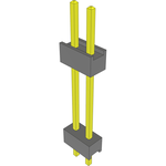 Conn Board Stacker HDR 2 POS 2.54mm Solder ST Top Entry Thru-Hole Bulk