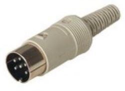 Belden-MAS 60 GREY Steckverbinder, rund Conn Circular PIN 6 POS Solder ST Cable Mount 6 Terminal 1 Port Bag