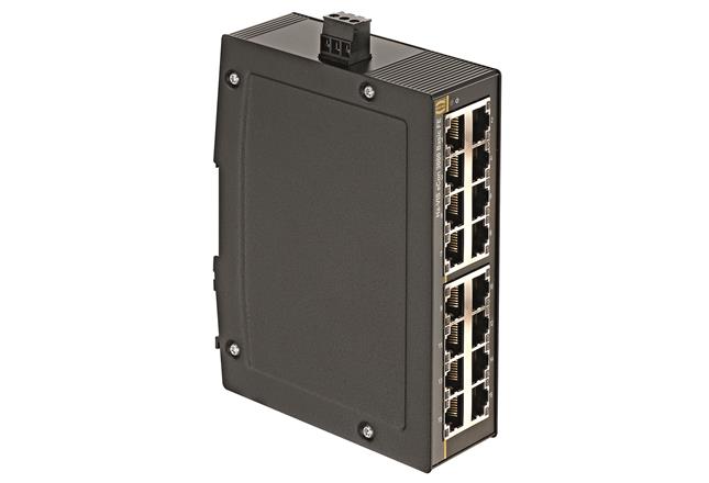 HARTING Technology Group-24030160010 Ethernet Switches Ethernet Switch 16-Port 100Mbps
